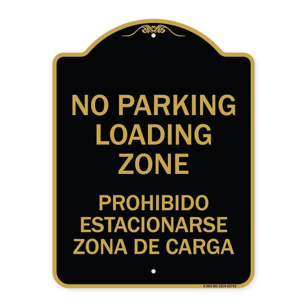Signmission Warning Unauthorized Vehicles Towed By Towing Co., Heavy Alum Parking Alum, 18" x 24", BG-1824-22710 A-DES-BG-1824-22710 - main